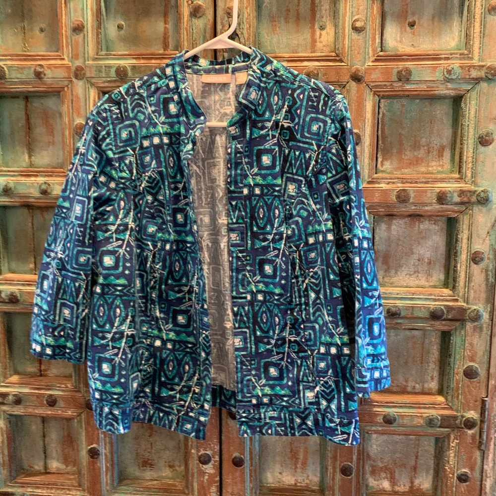 Chico’s cotton Jacket Blazer